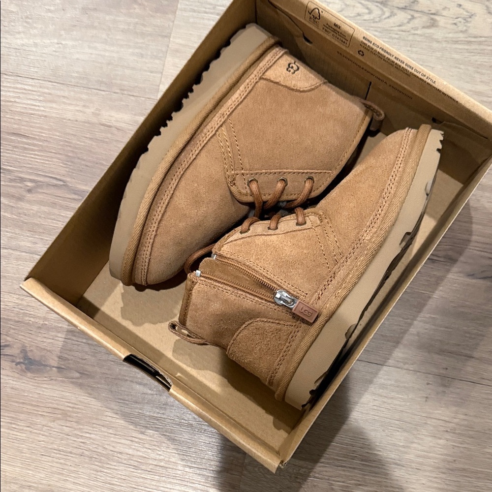 UGG Kids Tan Suede Boots